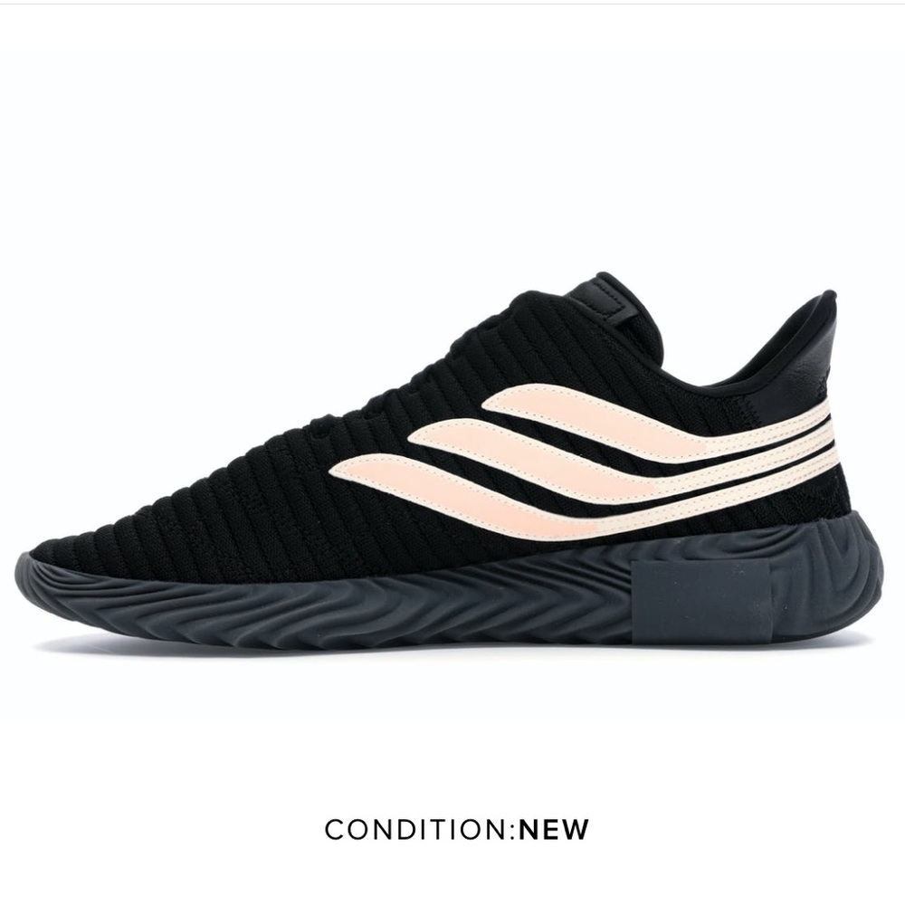 Adidas | Sobakov Core Black Chalk Coral Size 9 NWT - Picture 12 of 13